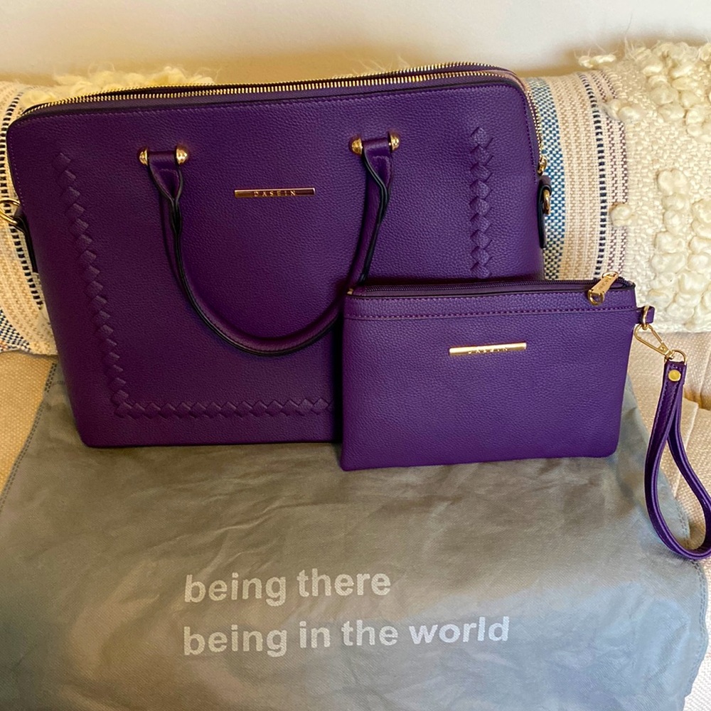 Beautiful Purple Dasein Briefcase